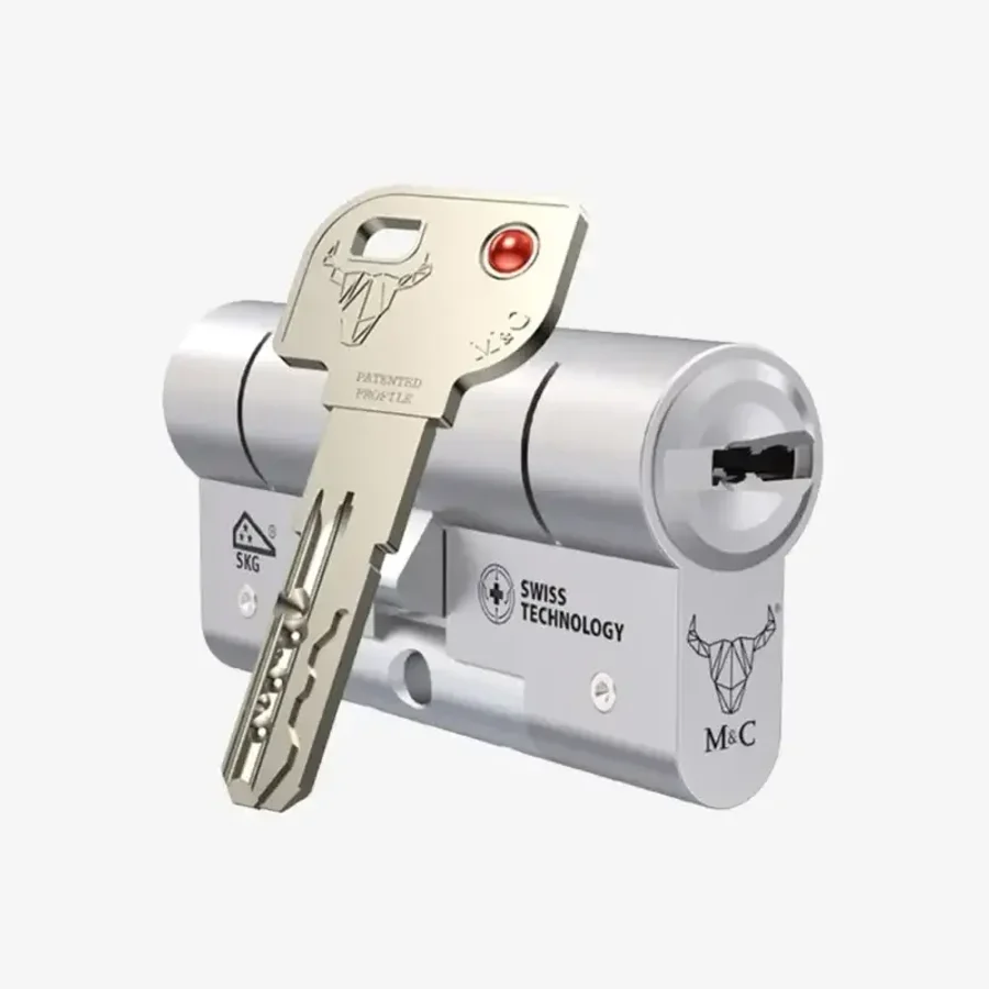 Bombín de alta seguridad M&C Condor con llave (SKG, Swiss Technology) en Fuengirola